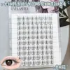 Pestañas Postizas Estilo Coreano Forma de U Estilo Idol para el Rabillo Exterior Estilo Mariposa Sin Pegamento Agradables con la Piel Seguras Reutilizables