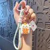 Llavero original de resina de mahjong con mascota linda para mujer, accesorio para teléfono y bolso, adorable llavero de mahjong de dibujos animados para llaves de coche