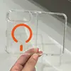 Adecuado para funda de teléfono móvil con pantalla plegable Iphoneduo, Funda abatible de acrílico transparente 18Duo Magnética para teléfono móvil 18