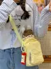 Bolsa para Garrafa de Água Colorida Doce Fresca de Alto Valor Estilo Japonês Nova para Mulheres, Bolsa Transversal Leve para Compras e Viagem