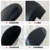 Botas de Chuva Populares de Moda Transfronteiriças para Mulheres, Impermeáveis e Antiderrapantes, Botas de Chuva Curtas Estilo Chanel, Sapatos de Borracha Resistentes ao Desgaste para Cozinha