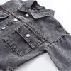 Ropa infantil niños versión coreana de la nueva versión coreana de primavera y otoño para niños abrigo vaquero casual de dos piezas moda una generación de pelo