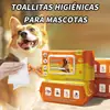 Suministros para mascotas transfronterizos: Toallitas húmedas para mascotas de 80 unidades para perros y gatos, desechables y sin enjuague