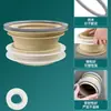 Anillo de sellado para brida de inodoro accesorios para inodoro base universal válvula antirretorno anti-agua anti-olor engrosado anti-fugas