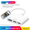 Aplicável ao áudio do telefone móvel da Apple para o cabo do fone de ouvido tipoc USB-C com conversor de carregamento do cabo do adaptador OTG do telefone móvel