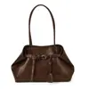 Bolsa Tote Casual Elegante para Mulheres 2025 Inverno Nova Textura de Alto Padrão Tendência Exquisita Bolsa de Ombro Único Axila