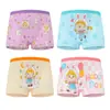 Ropa interior nueva de algodón puro para niñas, cómoda y transpirable, calzones tipo bóxer para niñas pequeñas y niñas, paquete de cuatro