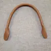 Nova Bolsa de Couro Costurada no Centro com Borda Oleada Bolsa de Mão de Couro Pu com Alça de Bolsa de Couro Genuíno Acessórios
