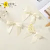 Cinta de Moño Transfronteriza de 2.5 cm con Lazo, Empaque Decorativo para Bolsas de Regalo, Lazo de Cinturón, Cinta de Moño