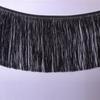 Mancha 15cm20cm PET brillo fleco de seda hilera barba disfraz escenario decoración navideña material de encaje con hilo dorado y plateado