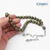 Misbaha de 33 Contas Transfronteiriça Contas de Oração Diária Subha Estilo Árabe Tasbih Contas de Oração