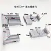 Conjunto de Cantoneira de Armário Aço Cristalino Acessórios para Porta de Aço Conectores de Porta de Armário Plástico Cozinha Metabo
