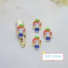 Accesorios Mini de Resina Temáticos de Kitty de Sanrio Populares Transfronterizos, Materiales de Pegamento en Crema para Uñas