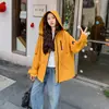 Moda Casual Nueva de Otoño 2026 Reductora de Edad Adelgazante Simple Elegante Naranja Estilo Ropa de Trabajo Chaqueta Cortavientos