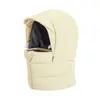 Gorro de Inverno para Ciclismo, Pode Ser Usado com Capacete, Proteção de Orelha com Forro de Fleece, Proteção Quente para o Pescoço, Chapéu Lei Feng, Máscara Facial, Cachecol de Pescoço, Capuz Integrado