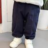 Pantalones Infantiles de Otoño Casuales Combinan con Todo para Niños y Niñas Pantalones de Niña Niña Niña Pantalones Deportivos de Niña Color Sólido Clase A Ropa Infantil
