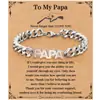 Pulsera Personalizada Retro de Moda Estilo Ins 2026, Moderna, Sencilla, Versátil, Diseño de Cadena Gruesa Cubana, Joyería para Hombre