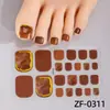 Pegatinas de Uñas de Pie de Dibujos Animados Impermeables Verano Imitación Diamante Polvo de Cebolla para Uñas Artísticas Lindas para Niños Mujeres Embarazadas Pegatinas para Pies Personalizadas