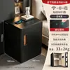 Caja fuerte de seguridad pequeña multifuncional de acero completo engrosada para uso doméstico con contraseña de huella digital y mesa de noche con carga inalámbrica 55CM