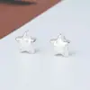 Plata Esterlina S925 Seiko Brillante Diamante Estrella de Cinco Puntas Espaciador Estrella Accesorios de Plata DIY Cuentas Cristal Accesorios para Pulsera