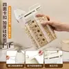 Frasco de Almacenamiento Sellado de Grado Alimenticio Caja de Almacenamiento a Prueba de Humedad para el Hogar para Granos y Cereales Cocina Leche en Polvo Té Barril Transparente para Almacenamiento de Granos