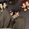 Sapatos Femininos Mais Vendidos Novo Estilo Confortáveis Couro Macio Solado Macio Aumento de Altura Oculto Cadarço Básico Leve Borracha Antiderrapante Sapatos de Treino Alemães