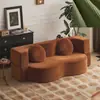 Sofá de Tela Vintage Comprimido al Vacío para Sala de Estar, Plegable y Lavable, Doble Propósito para Dos o Tres Personas, Sofá Cama