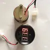 Kit de Modificación de Voltímetro Indicador Redondo Electrónico de 12V24V para Voltaje, Inductancia, Temperatura del Agua, Aceite del Motor, Nivel de Aceite, Combustible Envío Gratis