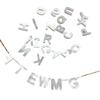 Deep sea fritillary contas White Butterfly shell 26 Inglês letras 10mm shell piece Diy joias acessórios artesanais atacado