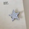Novo Presilha de Cabelo Estrela com Bolinhas da Moda para Mulheres, Presilha Personalizada Tendência sem Marcas para Franja, Simples Presilha Lateral Acessórios de Cabelo, Presilhas Doces