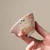 Taza de Cerámica Maestra Pintada a Mano Zorro de Nueve Colas Yiyan Forma Creativa de Calabaza Taza de Té Ligera Lujosa Juego de Té Gongfu Taza de Té