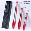 Pinza para Parrilla BBQ Transfronteriza de 7 pulgadas 9 pulgadas 12 pulgadas Juego de Tres Piezas Acero Inoxidable Pinza de Silicona para Alimentos Pinza de Cocina para Alimentos
