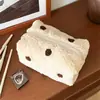 Nova Bolsa Simples Acolchoada de Bolinhas para Batom de Mão Bolsa de Cosméticos Bolsa Pequena de Armazenamento Porta-Moedas Mini Bolsa de Mão Portátil