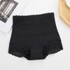 Pantaleta de Encaje de Cintura Media Levantamiento Abdominal y de Cadera para Mujer Postparto Levantamiento de Cintura Levantamiento de Cadera Ajustada Transpirable Algodón en la Entrepierna 8243