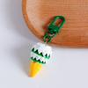Llavero gourmet de simulación de resina, colgante pequeño de bolsa de comida creativa, adornos para mochila escolar de estudiante, bolsa de auriculares, regalo pequeño