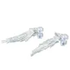 Pendientes de Perlas con Borlas de Lujo Ligero, Exquisitos Retro Lujo Ligero, Elegantes, Modernos y Versátiles Pendientes de Nicho de Lujo Ligero