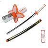 Conjunto Completo de Cosplay Anime Kamado Tanjiro Fukuoka Purgatório Minha Esposa Faca Nichirin Demon Slayer Faca de Madeira Original Atualizado