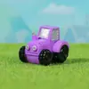 Artesanía de Resina Tractor Agrícola Colorido Pequeños Adornos Micro Paisaje Granja Diseño Creativo Adornos Pequeños de Escritorio