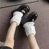 Novas polainas de pelúcia em estilo japonês para outono e inverno, aquecedoras e fofas, capas de meia de tricô peludas, adequadas para esportes ao ar livre