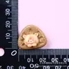 Urso de Chocolate Desenho Animado Sobremesa Comida Brincadeira Resina Acessórios Cola de Creme DIY Adesivos de Geladeira Sapatos Furados Grampo de Cabelo Acessórios de Cabelo