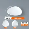 Plato Blanco de Melamina para Snacks y Platos Fríos, Plato para Snacks KTV Bar, Plato Comercial para Guarniciones, Plato para Semillas y Papas Fritas, Vajilla de Imitación Porcelana