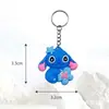 Nuevo Llavero Serie Stitch Goma Suave de PVC Colgante de Regalo Anillo para Llaves Llavero de Dibujos Animados Colgante para Mochila