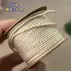 Hilo de algodón de alta calidad suave frotado a mano texto bodhi cuerda para jugar cuerda de mano trenzada hilo para abalorios resistente al desgaste no elástico hilo de borla