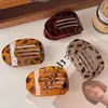 Novo Presilha de Cabelo Grande Oval Plana Fosca Simples Francesa com Design Curvo e Confortável da Amazon