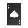 Abridor de Garrafa Ás de Espadas Criativo Abridor de Garrafa em Formato de Carta de Poker Abridor de Cerveja Aço Inoxidável Ferramenta Doméstica
