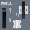 Rodapié de aleación de aluminio al por mayor Foshan con borde recto de 6 cm tipo clip para proyectos de construcción, Rodapié grueso de metal cepillado