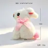 Festival do Meio Outono Novo Desenho Animado Coelho Fofo Pelúcia Lembrança Coelho Recheado 3D Pingente de Bolsa Acessórios Atacado