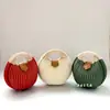 Bolso de Vacaciones de Playa de Moda para Mujer 2026, Bolso de Mano de Ratán con Colores Contrastantes, Bolso de Paja Tejida con Conchas, Ligero