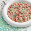 Cuentas de Vidrio de Colores Azul Perla Proteína Vidrio Roto Cuentas Hecho a Mano Pulsera DIY Pulsera con Cuentas Cuentas Sueltas