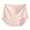 Roupa Íntima Feminina 100% Algodão 2026 Novo Estilo Algodão Puro Entretela Antibacteriana Estendida Cintura Alta Jacquard Controle da Barriga Tamanho Plus Size MM Cheinha Cueca Boxer